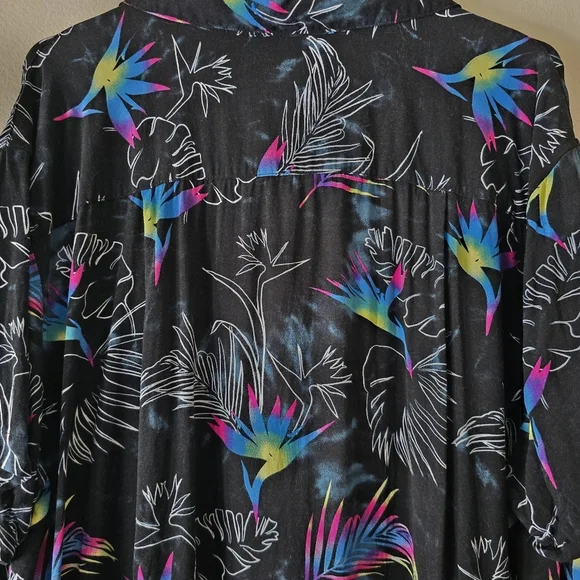 ORIGINAL USE Tropical Button Down Shirt Mens Tops Collared Casual Wear Size XXL - Picture 11 of 12